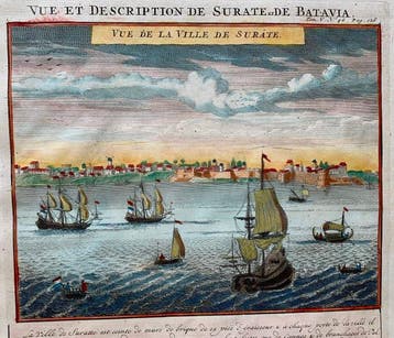 India and Indonesia - Surat et Batavia; Henri Chatelain -
