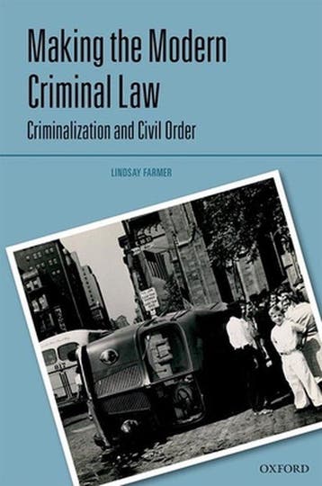 Making The Modern Criminal Law 9780199568642 Lindsay Farmer, Verzenden, Gelezen, Lindsay Farmer