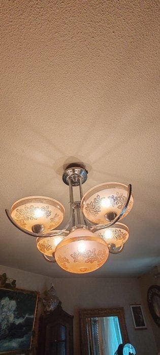 Deveau - Deveau - Lampe à suspendre - Acier inoxydable