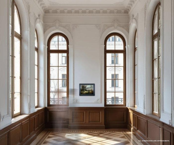 Hollandse School (XVII-XVIII) - Landweg met Boerderijen, Antiek en Kunst, Kunst | Schilderijen | Klassiek