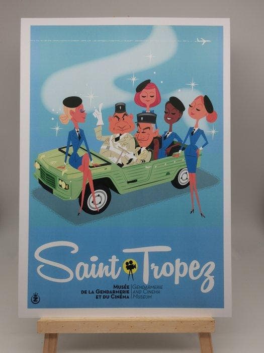 Monsieur Z - Monsieur Z - Les gendarmes de Saint-Tropez -, Antiek en Kunst, Kunst | Tekeningen en Fotografie