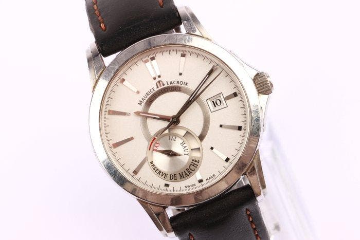 Maurice Lacroix - Pontos Reserve de Marche - Sans prix de, Handtassen en Accessoires, Horloges | Heren