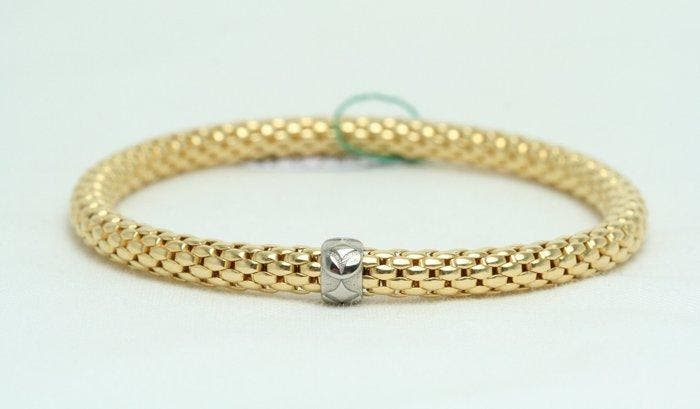 Stella - Armband - 18 karaat Geel goud, Witgoud - Geelgouden, Handtassen en Accessoires, Armbanden