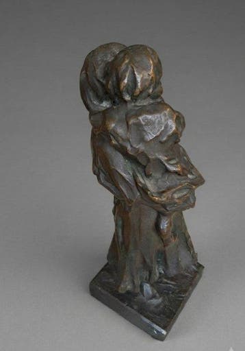Giulio Robbiati (1894-1965) - sculptuur, Maternita - 36 cm