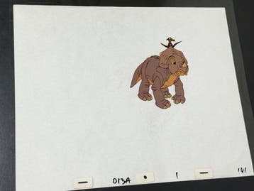 Don Bluth - Cellule danimation originale de Cera, très rare