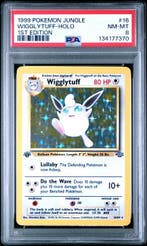Pokémon - 1 Graded card - Wigglytuff Holo, Jungle #16 First