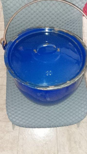 Pot - Gietijzer - Pot Due Leoni vintage