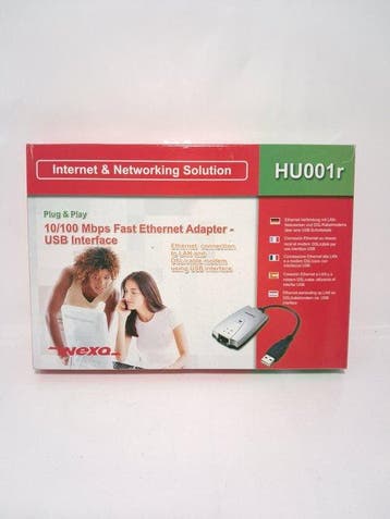 INEXQ HU001R Ethernet USB Adapters - Computer (9) - In, Nieuw