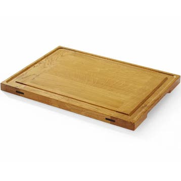 Snij-/Serveerplank | Eikenhout | 370x270x20(h)mm HENDI, Verzenden