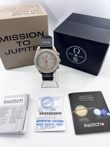 Omega x Swatch - MoonSwatch - Mission to Jupiter - Sans prix, Bijoux, Sacs & Beauté, Montres | Hommes