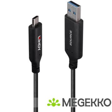 Lindy 43395 USB-kabel USB 3.2 Gen 1 (3.1 Gen 1) 10 m USB A, Verzenden, Nieuw