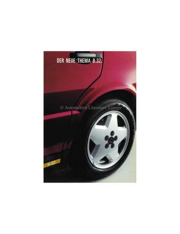 1987 LANCIA THEMA 8.32 BROCHURE DUITS, Nieuw