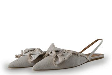 Sacha Slingbacks in maat 40 Wit, Kleding | Dames, Verzenden, Wit, Zo goed als nieuw, Sacha