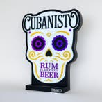 Cubanisto rum beer licht bord - cubanisto - Reclamebord met