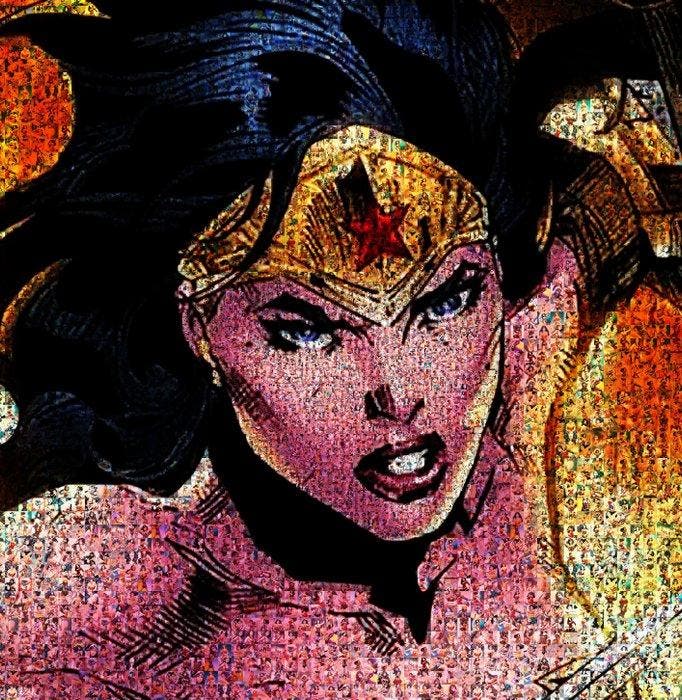 David Law - Crypto Wonder Woman II, Antiquités & Art, Art | Objets design
