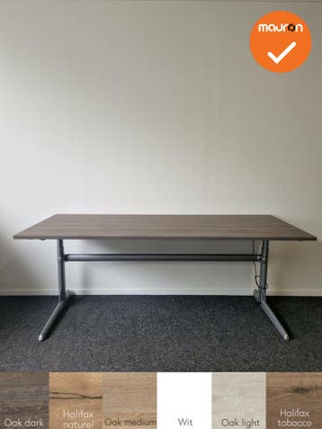 Ahrend 500 zit-sta bureau - nieuw blad naar keuze - 200cm br, Werkplek, Ophalen of Verzenden, Gebruikt, Bureau