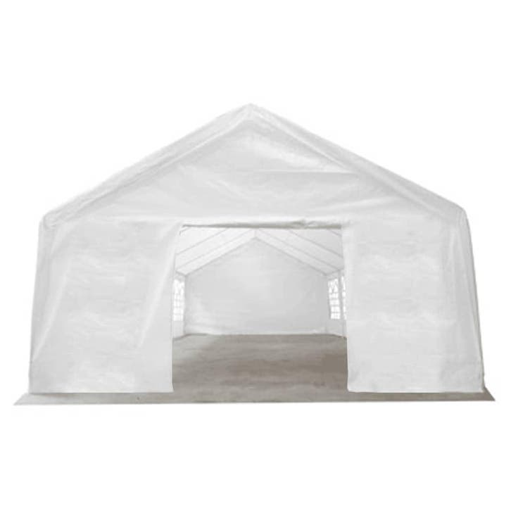 vidaXL | Tentdoek zonder frame | Wit 12 x 6 m PE, Tuin en Terras, Partytenten, Nieuw, Verzenden