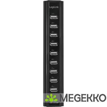 LogiLink UA0096 USB hub 10 poorten, Computers en Software, USB Sticks, Verzenden, Nieuw
