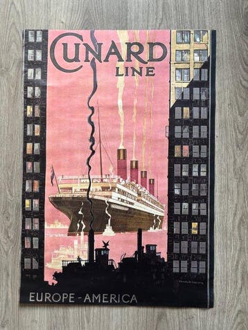 Anonymous - Cunard Line Europe-America – Transatlantico