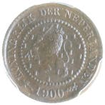 Nederland. Wilhelmina. 1/2 Cent 1900 (Graded MS63BN) (Zonder