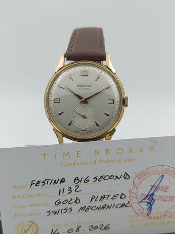 Festina - Big Second - Zonder minimumprijs - Heren -, Handtassen en Accessoires, Horloges | Heren, Nieuw