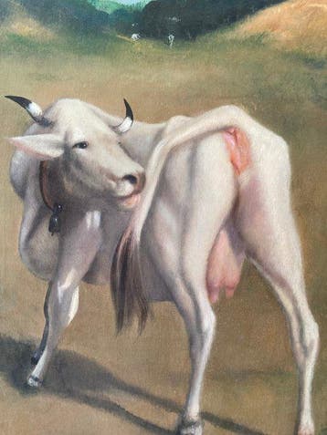 Antonio Sole (1933-2020) - Mucca al pascolo