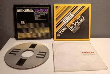 Maxell, TDK, Revox - 35-180B - LB-3600 / Metal-Reel, Nieuw