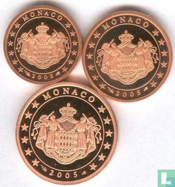 Monaco 2 cent 2005 (PROOF), Postzegels en Munten, Munten | Europa | Euromunten, Verzenden, Monaco, 2 cent, Losse munt