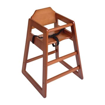 Kinderstoel donkerbruin | Zithoogte 50cm | 510x510x750(h)mm, Verzenden, Nieuw in verpakking