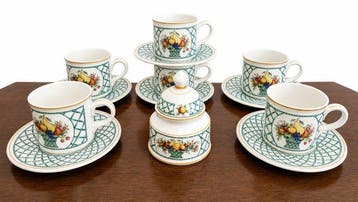 Villeroy & Boch - RARE Luxe - Koffieservies voor 6 (13) -