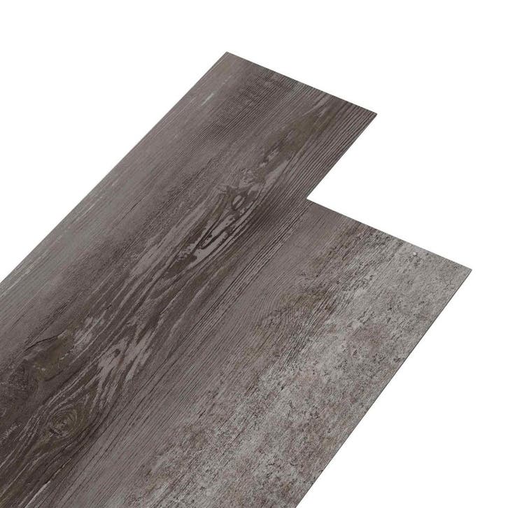 vidaXL Zelfklevende Vloerplank Gestreept Hout 4,46 m² 32 st, Doe-het-zelf en Bouw, Vloerdelen en Plavuizen, Nieuw, Verzenden