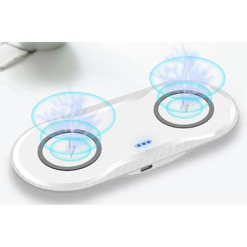 2 in 1 Qi Universele Draadloze Oplader 10W Wireless Charging, Verzenden, Nieuw
