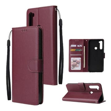 Xiaomi Pocophone F1 Leren Flip Case Portefeuille - PU Leer, Télécoms, Verzenden