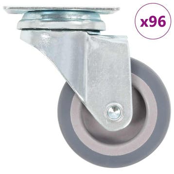 vidaXL 96 st Zwenkwielen 50 mm, Verzenden