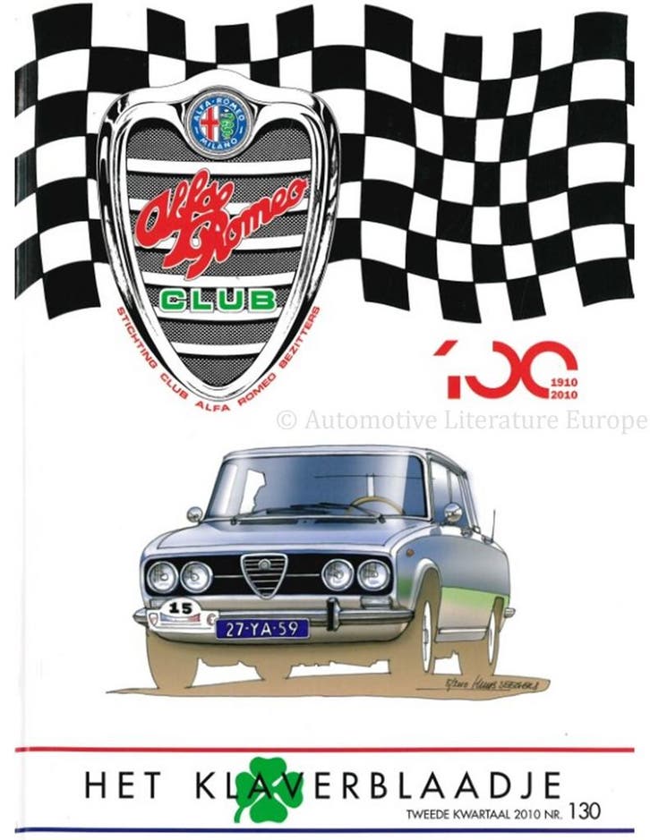 2010 ALFA ROMEO CLUB HET KLAVERBLAADJE 130 NEDERLANDS, Livres, Autos | Brochures & Magazines