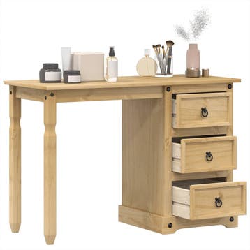 vidaXL Kaptafel Corona 110x47x75 cm massief grenenhout, Verzenden, Nieuw