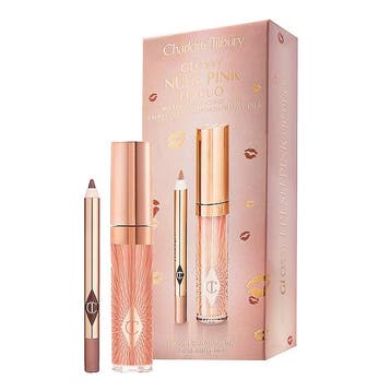Charlotte Tilburry - Glossy Nude Pink Lip Duo - Pillow Talk, Verzenden, Nieuw