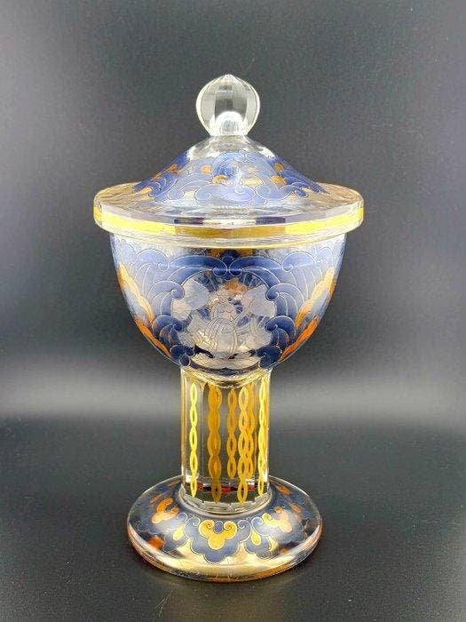 Haida / Nový Bor (Bohemen, Tsjechië) - Attr. Joh. Oertel &, Antiquités & Art, Antiquités | Verre & Cristal