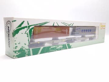 Mehano H0 - 55506 - Modeltrein goederenwagon (1) - Dubbele, Nieuw