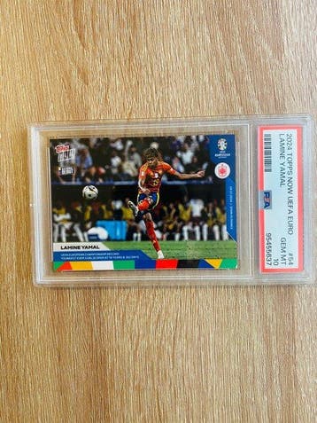 2023/24 Topps Euro 2024 Lamine Yamal 54 - PSA 10 Graded card