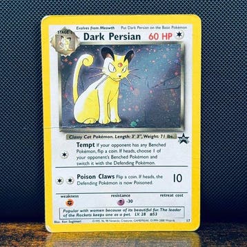 Pokémon Card - Dark Persian Holo 17 – Pokémon