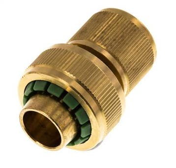 Messing GARDENA Stijl Koppeling 19 mm Waterstop, Verzenden, Nieuw