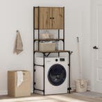 vidaXL Wasmachinekast Artisan Eiken 68 x 48,5 x 194 cm, Verzenden, Nieuw