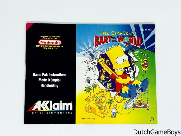 Nintendo NES - The Simpsons - Bart Vs. The World - FRA - Man, Consoles de jeu & Jeux vidéo, Jeux | Nintendo NES, Envoi