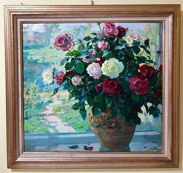 Konstantin A. Prokhorov (1924-2022) - Trionfo di rose