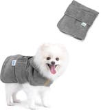 Hondenbadjas - Badjas hond - Ruglengte 40 cm - S - Grijs - N, Verzenden, Nieuw