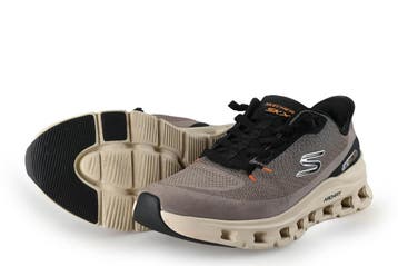Skechers Instappers in maat 40 Bruin, Kleding | Heren, Bruin, Verzenden, Overige typen, Zo goed als nieuw