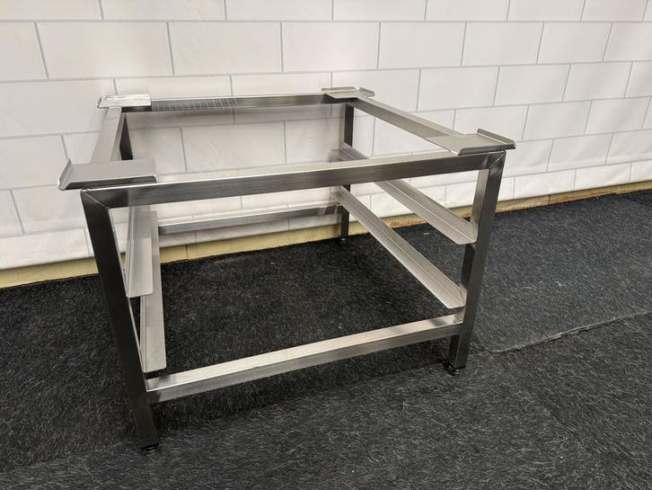 Universeel voorlader onderstel, Zakelijke goederen, Horeca | Keukenapparatuur, Nieuw in verpakking, Inox Meubilair, Ophalen of Verzenden