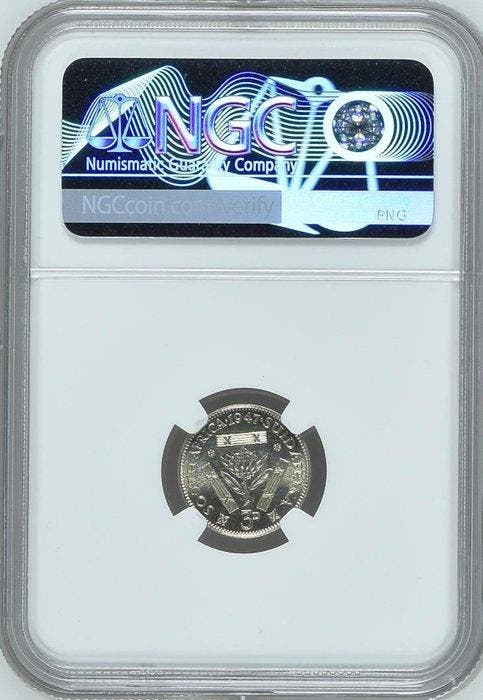 Zuid-Afrika. George VI. 3 Pence 1952 - NGC PF65 (Zonder, Postzegels en Munten, Munten | Europa | Niet-Euromunten