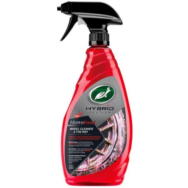 Turtle Wax Hyperfoam Wheel & Tyre Cleaner - Hybrid Solutions, Autos : Divers, Produits d'entretien, Envoi
